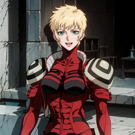 <lora:Layla001:0.7>,looking at viewer,smile,open mouth,
Layla,1woman,short hair,
bodysuit,jacket,shoulder armor,