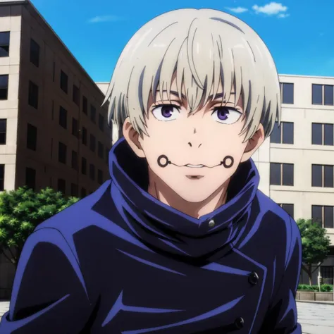 masterpiece,highres,high quality,extremely detailed,solo,outdoors,
<lora:TogeInumaki001:0.7>,
TogeInumaki,1boy,facial mark,
shouting,hood,open hood,motion blur,blurry foreground,
gakuran,jacket,hood,
hand up,clenched hand,incoming attack,