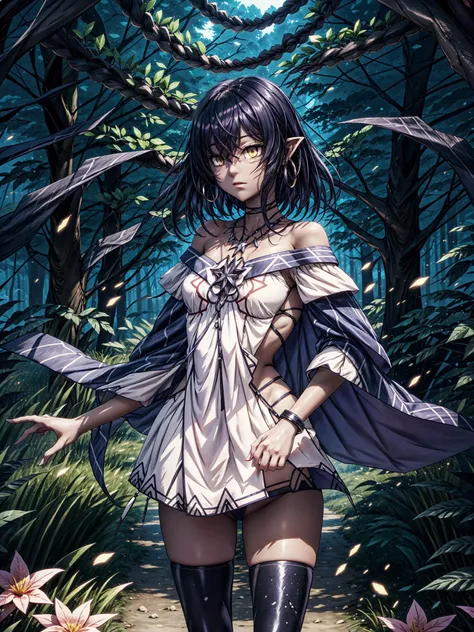 <lora:zadiris:0.85> zadiris, stars in background, in a fantasy forest, <lora:improve_backgrounds:0.8>, <lora:add_detail:0.8>