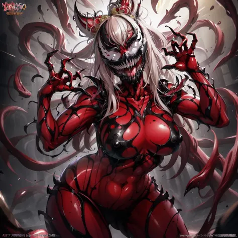 ((best quality)), (highly detailed:1.2), masterpiece, ((official art)),anime,
<lora:SV_SC:0.64>
SVSC,scbs,carnage,
mask,long tongue, sharp teeth,