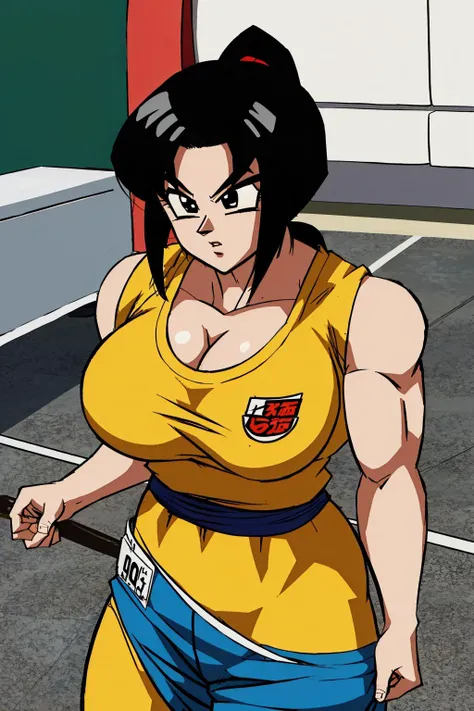 woman, agfc, bodybuilder, <lora:agfc-v2:1>, anime absurdres illustration, drawing, (lineart:0.6), dbsuper style ,<lora:dbsuper_style_offset:1>