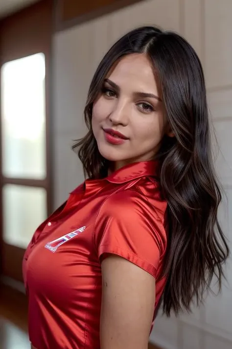 real, masterpiece, best quality, (detail skin texture, ultra-detailed body), (cinematic light:0.2)
<lora:EizaGonzalez_smf_lora_v1-000004:0.9>, 1girl, a portrait photo of 311z4g0nz-smf wearing a shirt, brown eyes, long hair, smile, black hair, parted lips, lips, red lips