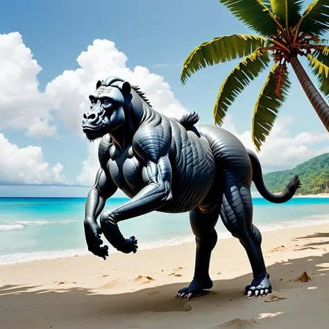 furry male horse, anthro equine, black fur, muscular male, solo, muscular thighs, thin waist, nice face, young, shy, standing, looking at viewer, big nipples areaola, big pecs, toned abs, both hands behind head, arms up, visible armpits, looking down at viewer, submissive, oiled, sweaty, naked, equine genitalia, big black fat veiny horse penis.