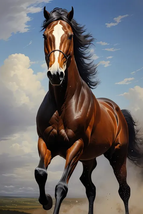 best quality,masterpiece,realistic,Sky,horse,<lora:horse:0.65>,