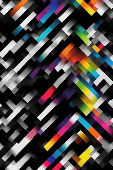 <lora:Felipe Pantone Style:1>Felipe Pantone Style - graphic design, designer for the artist felipe pantone, use black and white and a colors combination seed -1216416