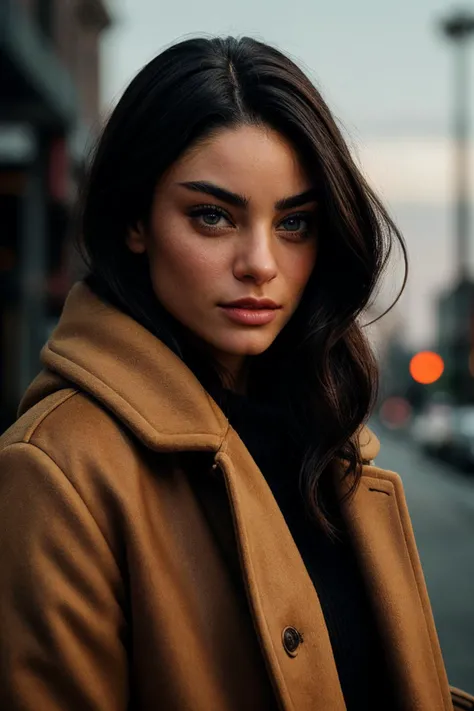 photo of beautiful (lgr4ss1-130:0.99), a woman with perfect hair, wearing Road Sign Brown (long coat:1.1),  (space:1.1), closeup portrait, (happy) modelshoot style, (extremely detailed CG unity 8k wallpaper), professional majestic photography, (Leica M6 Camera), 24mm, exposure blend, hdr, faded, extremely intricate, High (Detail:1.1), Sharp focus, dramatic, soft cinematic light, (looking at viewer), (detailed pupils), 4k textures, elegant, ((((cinematic look)))), soothing tones, insane details, hyperdetailed, low contrast, (epicPhoto)
