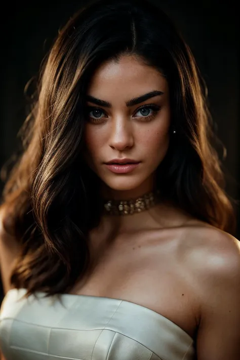 photo of beautiful (lgr4ss1-130:0.99), a woman with perfect hair, wearing Hair Brown (shoulder sash:1.1), (dungeon:1.1), closeup portrait, (happy) modelshoot style, (extremely detailed CG unity 8k wallpaper), professional majestic photography, (Leica M6 Camera), 24mm, exposure blend, hdr, faded, extremely intricate, High (Detail:1.1), Sharp focus, dramatic, soft cinematic light, (looking at viewer), (detailed pupils), 4k textures, elegant, ((((cinematic look)))), soothing tones, insane details, hyperdetailed, low contrast, (epicPhoto)