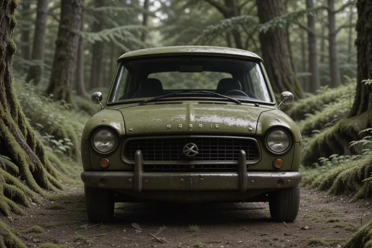 anime artwork cinematic film still mossbeast,car vintage <lora:mossbeast:0.65> ,   . shallow depth of field, vignette, highly detailed, high budget Hollywood movie, bokeh, cinemascope, moody, epic, gorgeous, film grain, grainy . anime style, key visual, vibrant, studio anime, highly detailed