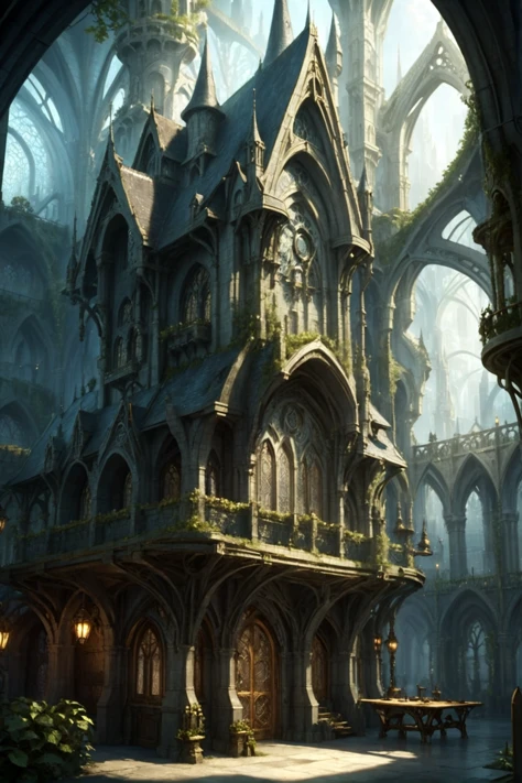 <lora:EnvyElvishArchitectureXL01:0.75> elvish architecture, steampunk, morning, architecture, machine shop<lora:EnvyBetterHiresFixXL01:0:hr=1>