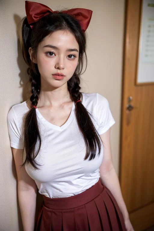 fakebreasts, <lora:FakebreastsV4Del:0.4>,large breasts, thick thighs, large areolae,<lora:add_detail:0.3> ,
1girl, black hair, blood, blood on clothes, blood on face, blood on hands, blood stain, blue skirt, blush, bow, bruise, burn scar, closed eyes, cuts, dirty, dirty clothes, facial mark, hair bow, injury, nosebleed, open mouth, own hands together, pleated skirt, red bow, scar, school uniform, serafuku, short sleeves, skirt, solo, tears, twintails