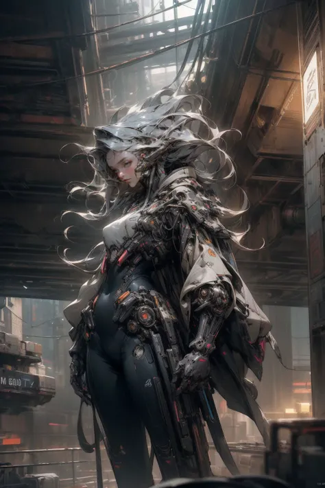 masterpiece, best quality, high quality, (futuristic:1.1), (cyberpunk clothes), cinematic lighting, (exquisite future), beautiful and aesthetic, ultra detailed, great composition, floating, depth of view, (extremely detailed CG, unity 8k wallpaper), (beautifully detailed background), beautiful hair details, dramatic lighting,  
1girl, mecha,
