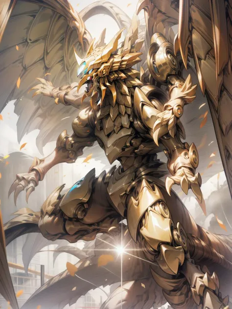 ra_ygo,tail,armor,glowing,digimon (creature),<lora:Ra_YGO-10:0.8>,