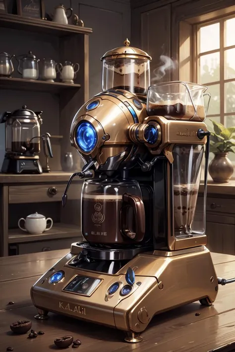 <lora:KhalaiAI:.5> KhalaiAI coffee machine , royal