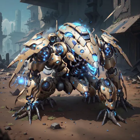 <lora:KhalaiAI:.9> KhalaiAI battle mech , intricate, detailed