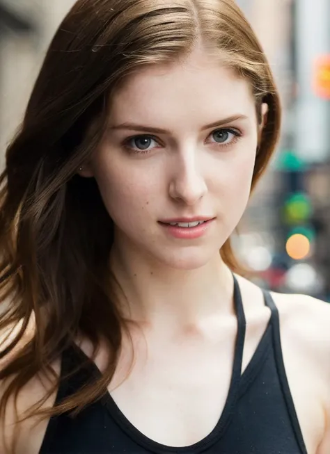 photo of sks woman, pale skin, working class in new york city, upper body, detailed skin, 20 megapixel, canon eos r3, detailed skin, detailed, detailed face, <lora:locon_annakendrick_v1_from_v1_64_32:1>