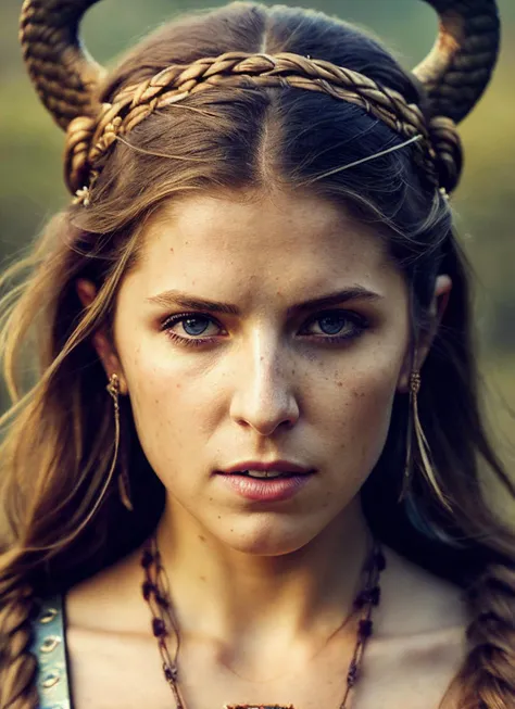 A stunning intricate full color portrait of (sks woman:1) as (viking warrior), (barbarian), epic character composition, by ilya kuvshinov, alessio albi, nina masic, sharp focus, natural lighting, subsurface scattering, f2, 35mm, film grain, <lora:locon_annakendrick_v1_from_v1_64_32:1>