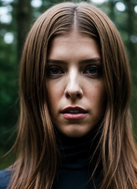 A stunning intricate full color portrait of (sks woman:1), wearing a black turtleneck, epic character composition, by ilya kuvshinov, alessio albi, nina masic, sharp focus, natural lighting, subsurface scattering, f2, 35mm, film grain, <lora:locon_annakendrick_v1_from_v1_64_32:1>