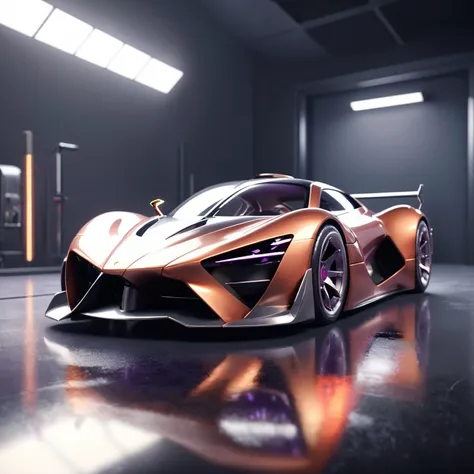cinematic film still Hyperrealistic art concept hypercar,turbocharge,octane render, . Extremely high-resolution details . shallow depth of field