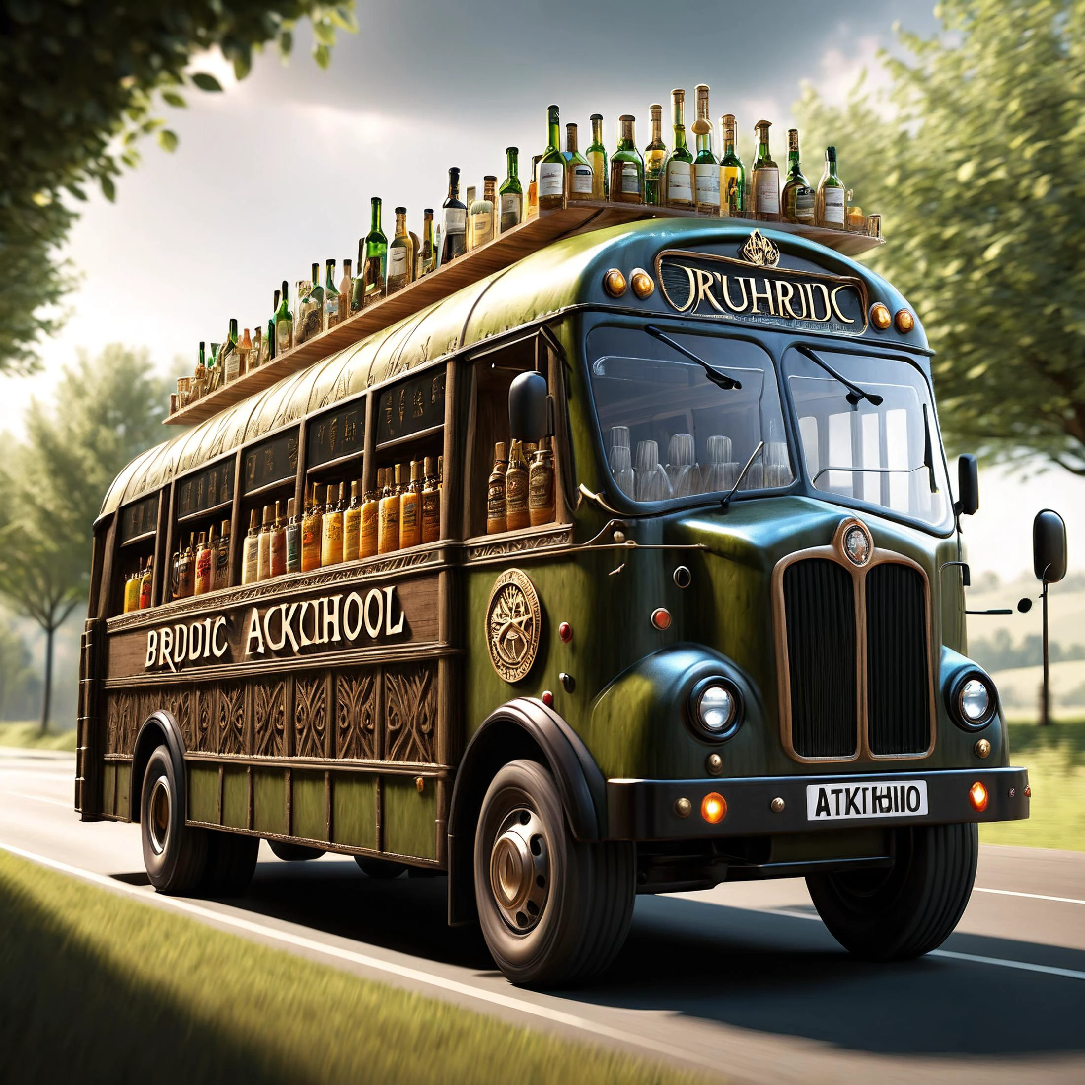 druidic alchohol bus