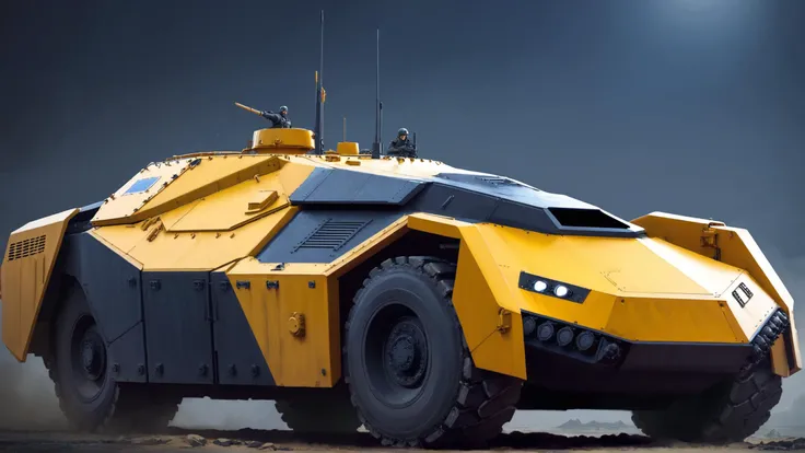 concept art breathtaking anime artwork a concept  [hypercar : heavy tank :2], . anime style . award-winning . digital artwork