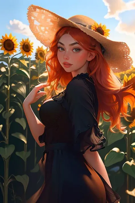 DEN_andreea_mares,
walking through a field of sunflowers wearing a summer dress and sun hat, field, sunflowers, summer, scenic,
bokeh, f1.4, 40mm, photorealistic, raw, 8k, textured skin, skin pores, intricate details  <lora:epi_noiseoffset2:1>, epiCRealism <lora:ClothingAdjuster3:-1.3>