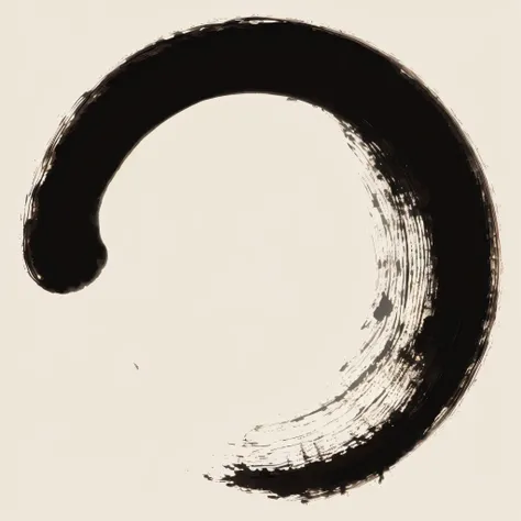 an ivory enso bracelet, arcane black symbols, <lora:Enso-000006:1.0>