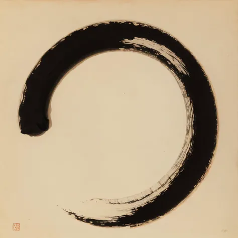 an ivory enso bracelet, arcane black symbols, <lora:Enso-000006:1.0>