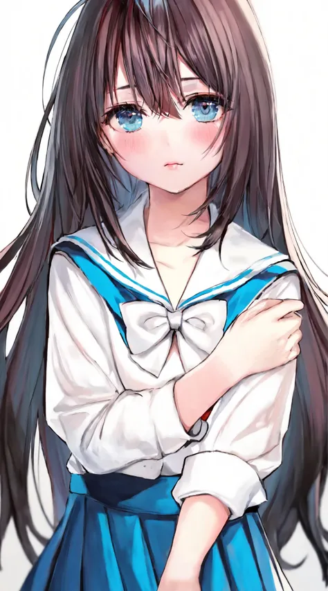 (masterpiece, Highest quality: 1.2),(small breast:1.6),(loli:1.8),(0 old years:1.6),(Highly detailed CG unity 8k), (highest quality),(very detailed),(ultra high resolution), 1 female, white cloth gag, uniform, sailor suit, rope bondage, breasts rope bondage, hands back rope bondage, leg rope bondage, thigh rope bondage, (bust rope bondage:1.4), feet rope bondage, Arms behind the waist, bound wrists, shackles the ankles, gag with a white cloth, Dark blue skirt, Torture chamber, Blindfolded, Legs together, Tie your ankles, Black Hair, high school girl, (Black Stockings:1.4), black garter belt, Brown Loafers, Crying face, (White headband:1.4), , (How,Bukkake,Bukkake,BUKKAKE,semen,Facial,facial)(Eating carrots)