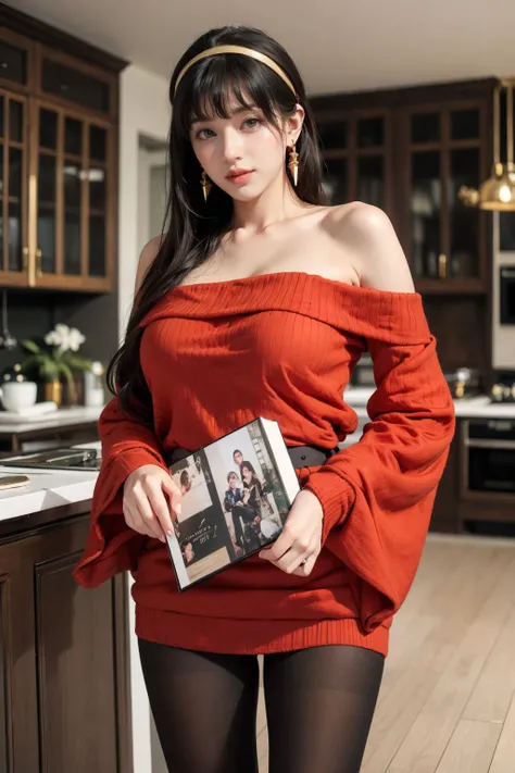 yor briar,1girl,bangs,black pantyhose,book,bookshelf,breasts,cleavage,coffee,coffee mug,cup,earrings,gold earrings,gold hairband,hairband,jewelry,long hair,long sleeves,looking at viewer,medium breasts,mug,off-shoulder sweater,off shoulder,out of frame,pantyhose,plant,red eyes,red sweater,smile,solo,sweater,white hairband,window,<lora:å©å¸ç¬äº«-å¨å¨çå¿«ä¹_夫åå¿«æ¥å:0.5:stop=12>,<lora:yorBriarSpyFamily_lykonV1:0.8:stop=12>,yor briar,
Best quality,masterpiece,ultra high res,<lora:liu3:0.4:stop=12>,<lora:GoodHands-beta2:1>,liu1,slim, firm, brave, celestial, radiant, detailed, intricate, exquisite, sharp focus, cinematic, modern fine, elegant, epic, full detail, pretty, amazing, gorgeous, wonderful, perfect, cool, marvelous, fabulous, awesome, elaborate, fantastic, magical, brilliant, extremely coherent, fancy, enhanced