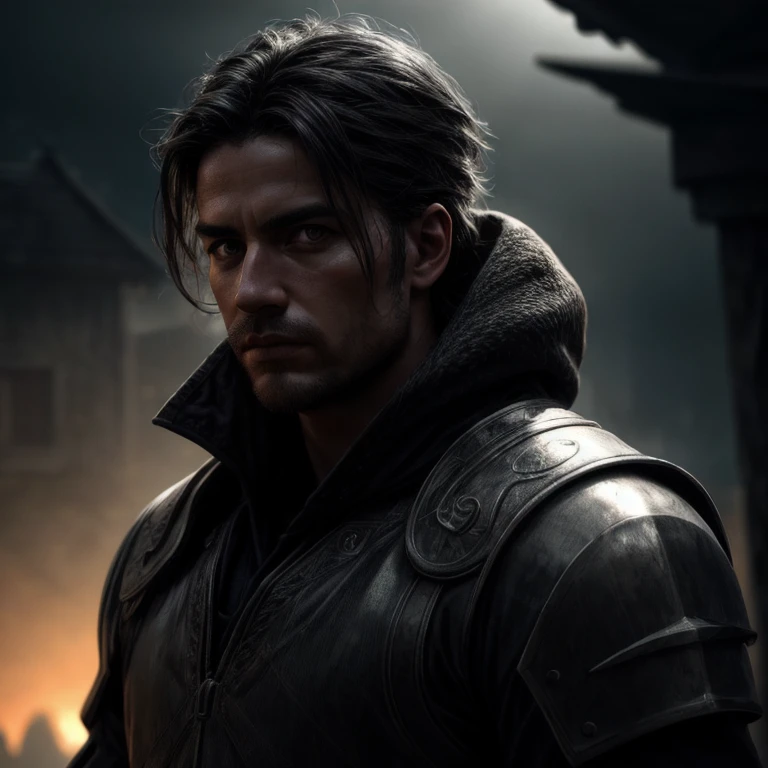 best quality, 500px, cgsociety, 8k, raw photo of beautiful warrior man face, in a fantasy village, ambient light, backlight, volumetric lighting, realistic, realistic lighting, cinematic lighting, depth of field, sharp focus, dynamic pose, face focus, looking at viewer, (high contrast:1.2), film grain, cinematic LUT
<lora:add_detail:1>