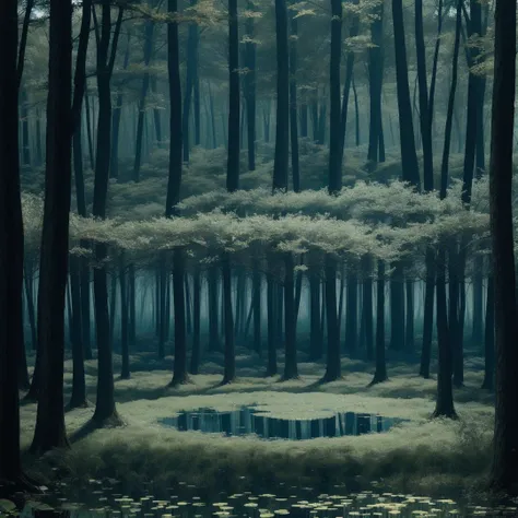 A lake of data in a computerized forest