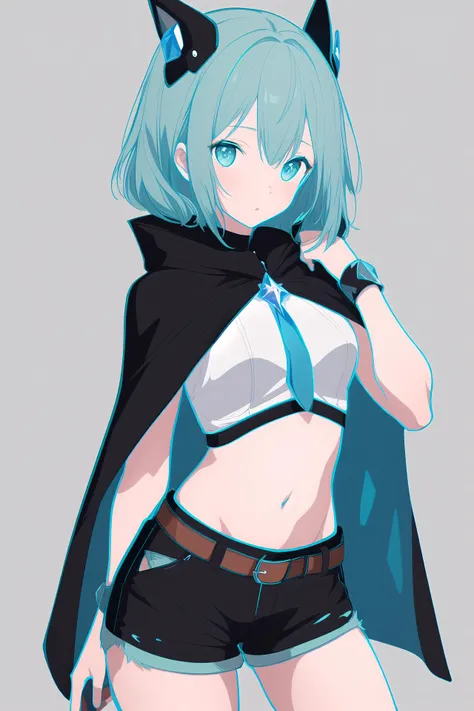 (best quality, masterpiece, highres),1girl,solo,crystal hair,balaclava,waist_cape,upshorts,simple background,
<lora:color stroke_v1.03:0.8>,aqua stroke,