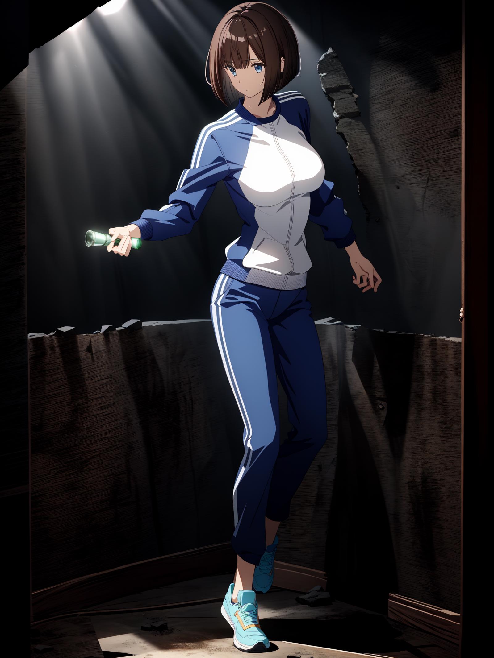 [Openpose + Lineart + Depth] Holding flashlight v1.0