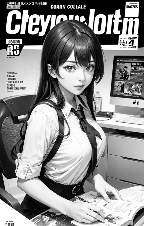 1girl, comic, commentary_request, greyscale, kantai_collection, katori_(kancolle), monochrome, solo, tonda, translated