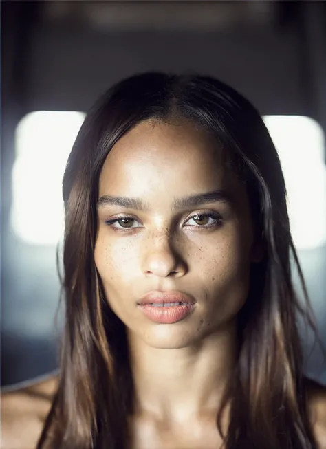 analog style, modelshoot style, portrait of sks woman, feminine, epic (photo, studio lighting, hard light, sony a7, 50 mm, matte skin, pores, colors, hyperdetailed, hyperrealistic), <lora:locon_zoe_v1_from_v1_64_32:1.3>