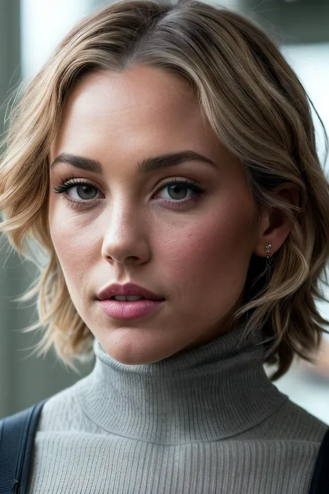 beautiful woman (EPT4mmyH3mbr0w:.99), perfect hair, jewellery, ((portrait)), (closeup:1.2), ((from the waist up)), (((  observatory 1.2 ))), natural skin texture,  ((  Ribbed Turtleneck :1.2)), 24mm, 4k textures, soft cinematic light, adobe lightroom, photolab, hdr, intricate, elegant, highly detailed, sharp focus, ((((cinematic look)))), soothing tones, insane details, intricate details, hyperdetailed, low contrast, soft cinematic light, exposure blend, hdr, faded, now, ("I've got a bad feeling about this.":1.1)