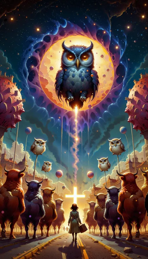 eleven owls licked eleven little licorice lollipops, and if you must cross a coarse, cross cow across a crowded cow crossing, cross the cross, coarse cow across the crowded cow crossing carefully, famous artwork by (gabriel pacheco:1.4) and (moebius:1.4), <loractl:envybetterhiresfixxl01-xl:0.4:hr=1.0>, <lora:xl_more_art-full-xl:0.6>, <lora:add-detail-xl:2.4>, <lora:style-envyawesomizexl01-xl:0.8>, <lora:style-envyfantasticxl01-xl:1.2>, <lora:style-cosmic_nebula-by_martius72:1.0> martius_nebula, <lora:style-envycrystalxl01-xl:0.6>, <lora:style-envypulpfantasyxl01-xl:0.6>, extremely beautiful, ultra detailed, awesomize, fantastic, 8k