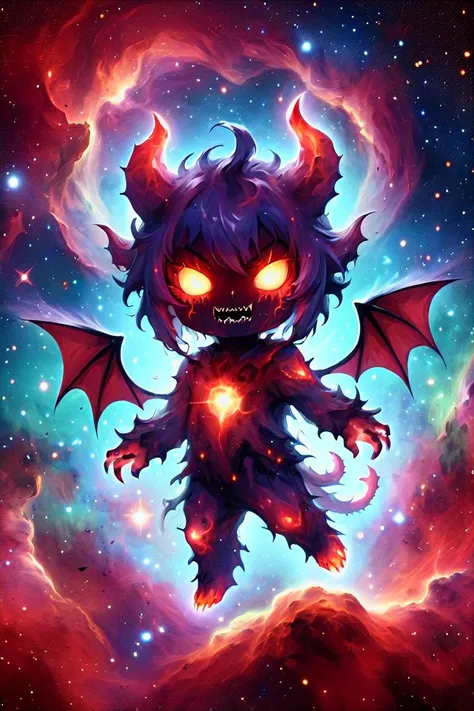 <lora:Cosmic_Nebula_Style:1.0> martius_nebula chibi demon