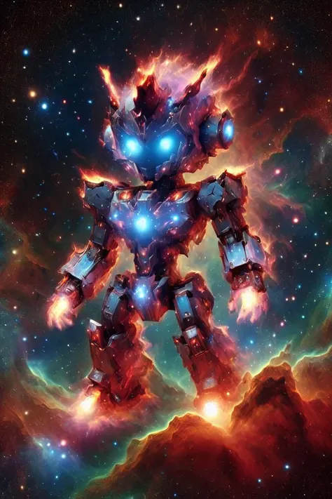 <lora:Cosmic_Nebula_Style:1.8> martius_nebula chibi mecha