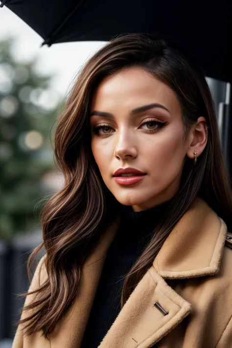 photo of (EPM1ch3ll3K33g4n:0.99), closeup portrait, perfect hair, (modern photo, Faux shearling coat in a warm caramel shade), 24mm, (analog, cinematic, film grain:1.3), (([timeless magical art gallery, hairdryer,wall sconce,closet organizers,fireplace, vinyl, wall sconces,track lighting, black lights,fantasy| castle], gradient:1.1)), ((detailed eyes)), ((eyeliner, long lashes)), (epicPhoto), long eyelashes, (perfect waist), (painted lips)
