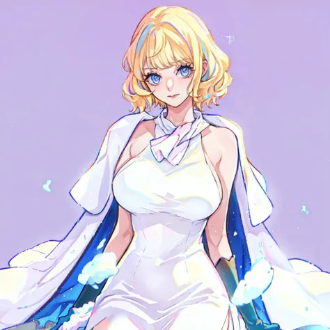 Stacked papercut art of Tilt-shift photo of masterpiece,best quality,stussy,1girl,blonde hair,breasts,large breasts,huge breasts,lipstick,gloves,short hair,footwear,blue eyes,covered chest,looking at viewer,closed mouth,heelscollections,oda eiichirou,dress,short sleeves,armpits,indoors,((simple background:1.4)),jacket,off shoulder,Selective focus,miniature effect,blurred background,highly detailed,vibrant,perspective control,white dress,(pov:1.3),(foot focus:1.2),(upper body:1.1),(formal:1.3),large breasts,
<lora:Stussy (2)>,
<lora:ban-lora-v1-128dim-10ep-naivae:0.8> . 3D, layered, dimensional, depth, precision cut, stacked layers, papercut, high contrast