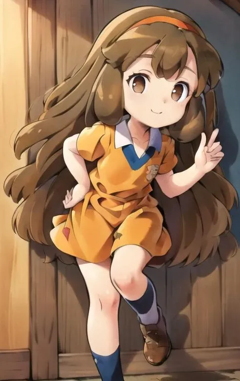portrait of goldie_lemmon, (flat chest:0.35), brown eyes, masterpiece, whole body, <lora:GoldieLemmon:1.1>, 12yo <lora:Toon_08:0.85>