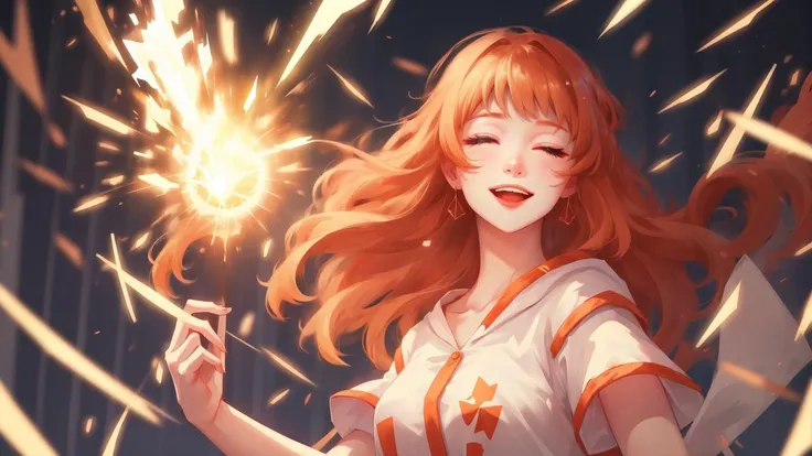 Ember eyes, smiling, half closed eyes<lora:Painterly-Style_LoRA:0.7>