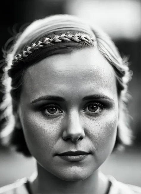 A 1930s professional photograph of sks woman, ((detailed face)), (High Detail), Sharp, 8k, ((bokeh)), <lora:locon_alisonpill_v1_from_v1_64_32:1.25>