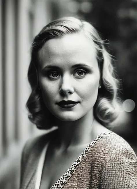 analog style, modelshoot style, A 1930s professional photograph of sks woman, ((detailed face)), (High Detail), Sharp, 8k, ((bokeh)), <lora:locon_alisonpill_v1_from_v1_64_32:1.25>
