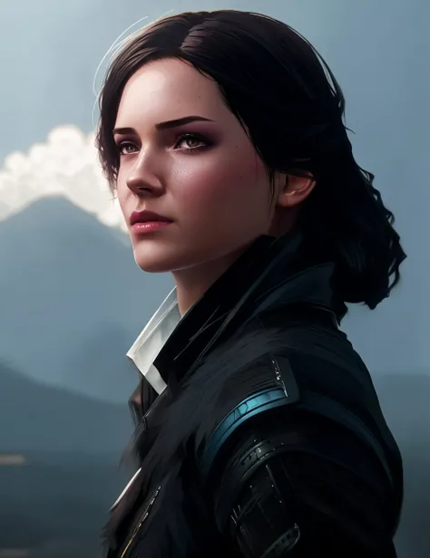 a woman, by conor harrington <lora:Yennefer:0.85>, Digital art, glow effects, Hand drawn, render, 8k, octane render, cinema 4d, blender, dark, atmospheric 4k ultra detailed, cinematic sensual, Sharp focus, humorous illustration, big depth of field, Masterpiece, colors, 3d octane render, 4k, concept art, trending on artstation, hyperrealistic, Vivid colors, modelshoot style, (extremely detailed CG unity 8k wallpaper), professional majestic oil painting by Ed Blinkey, Atey Ghailan, Studio Ghibli, by Jeremy Mann, Greg Manchess, Antonio Moro, trending on ArtStation, trending on CGSociety, Intricate, High Detail, Sharp focus, dramatic, photorealistic painting art by midjourney and greg rutkowski
