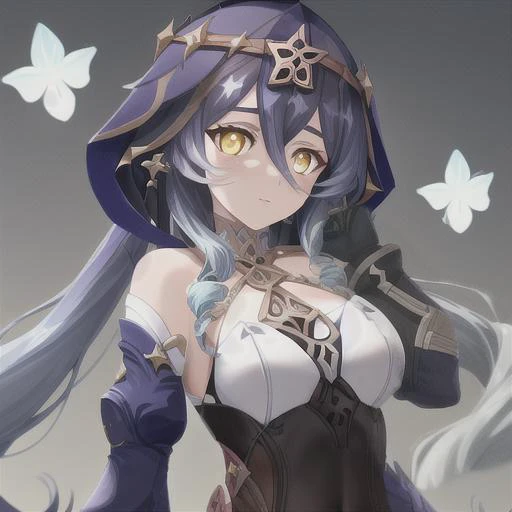 girl, best quality, masterpiece,  laiyila \(genshin impact\),  yellow eyes, glowing eyes, (extremely detailed 8k wallpaper), <lora:laiyilaGenshinImpact_laiyilaGenshinImpact:1>