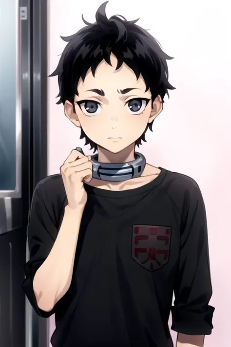masterpiece, best quality, wallpaper, 1boy, solo, male focus, looking at viewer, upper body, , (watercolor illustration, soft pastel colors:1.1), , <lora:ganta_igarashi:0.72>, ganta_igarashi, black hair, black eyes, burglar costume, alternate history,