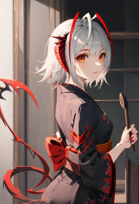 best quality, masterpiece, highres, solo, {w_arknights:0.90}, {yukata:1.30}, {kimono:1.15}