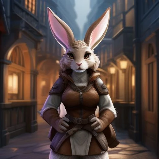 female, anthro,
<lora:RPGHarengon:0.75> harengon person